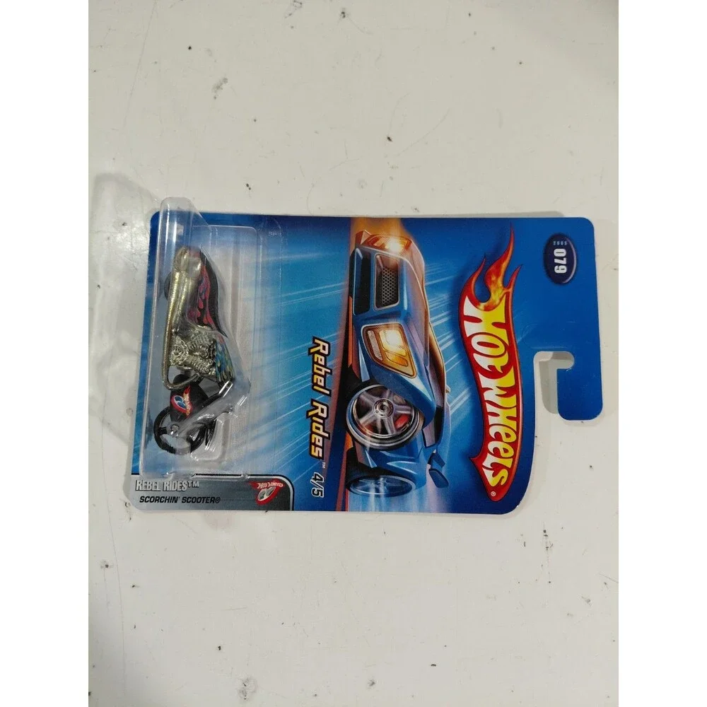 NIP Hot Wheels Rebel Rides 1:64 Die Cast Scorchin' Scooter Motorcycle